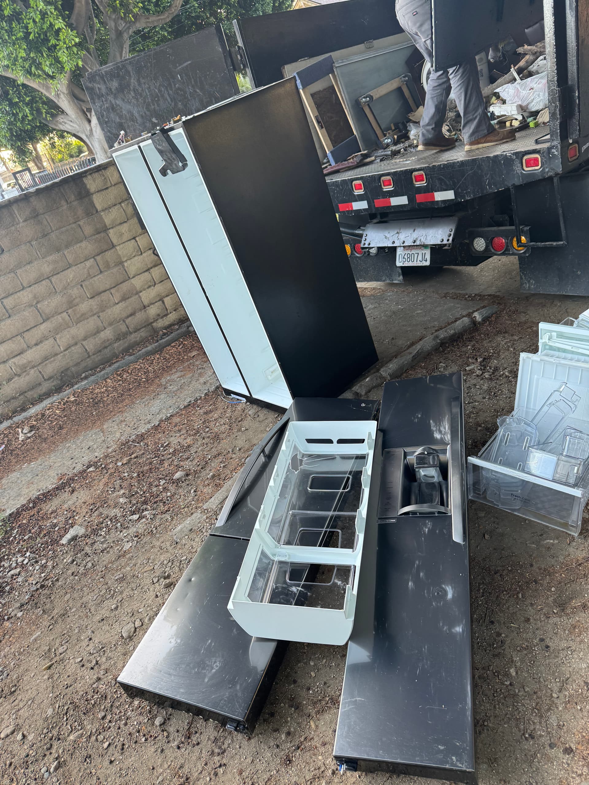 Tight Space Fridge Removal Handled Right in Los Angeles image