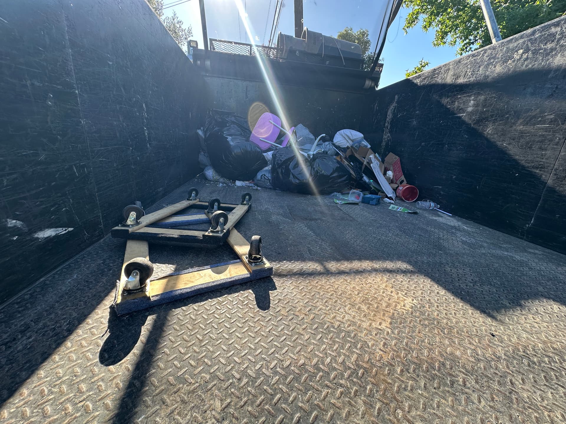 Gallery photos for Driveway Cleanout for a Repeat Customer in Glendale Hills: Image #2