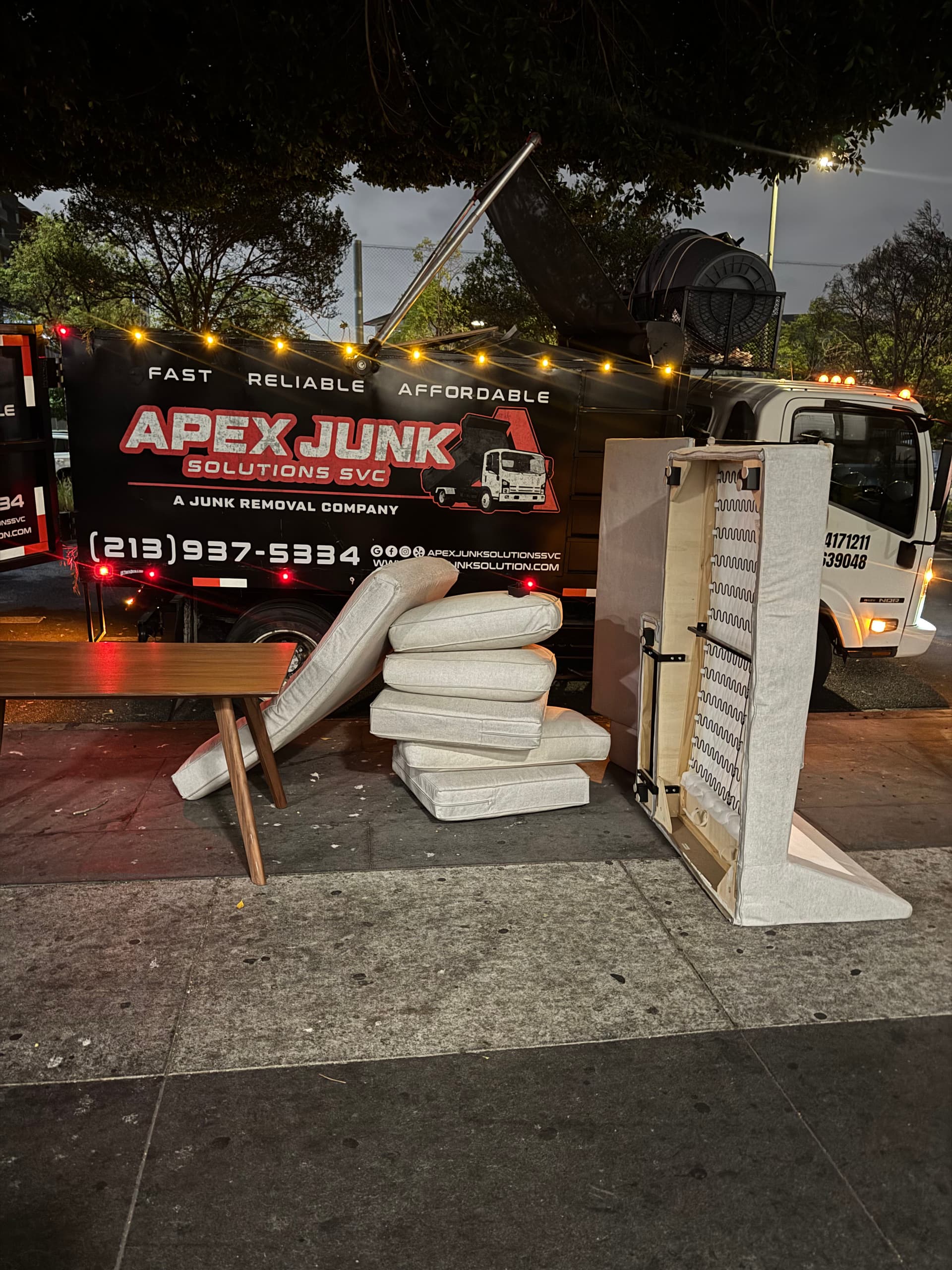 Late-Night Furniture and Mattress Removal in Koreatown Los Angeles image