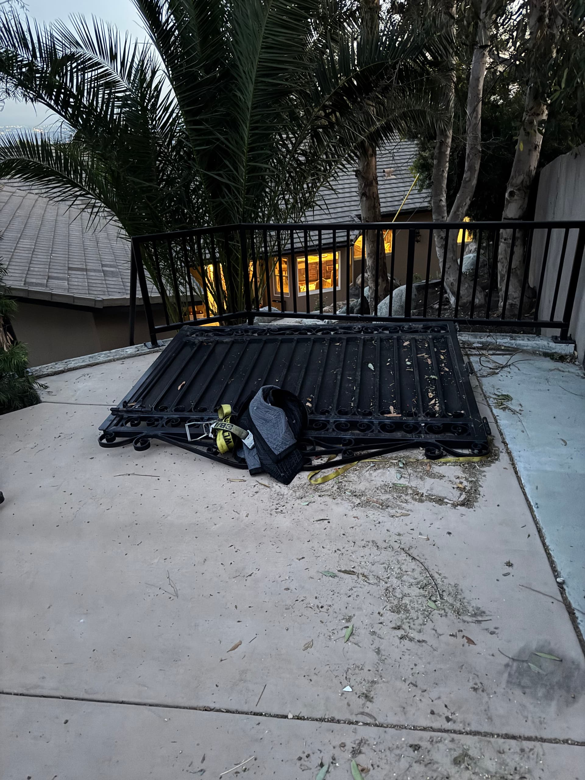 Steel Fence and Bulk Rubbish Removal in La Habra Heights image
