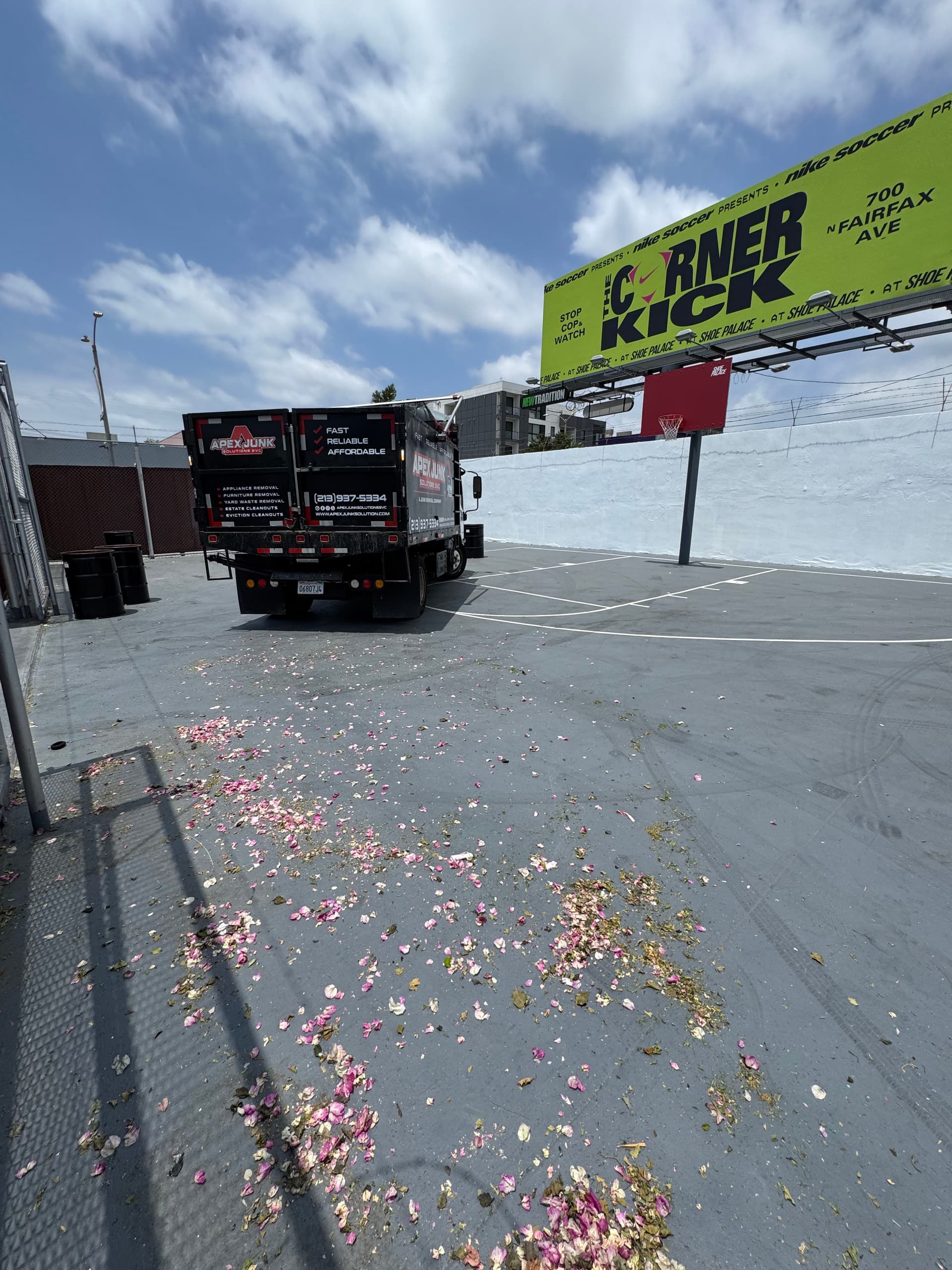 Gallery photos for Post-Event Commercial Cleanout at the Shoe Palace FIFA Pop-Up in Melrose: Image #1