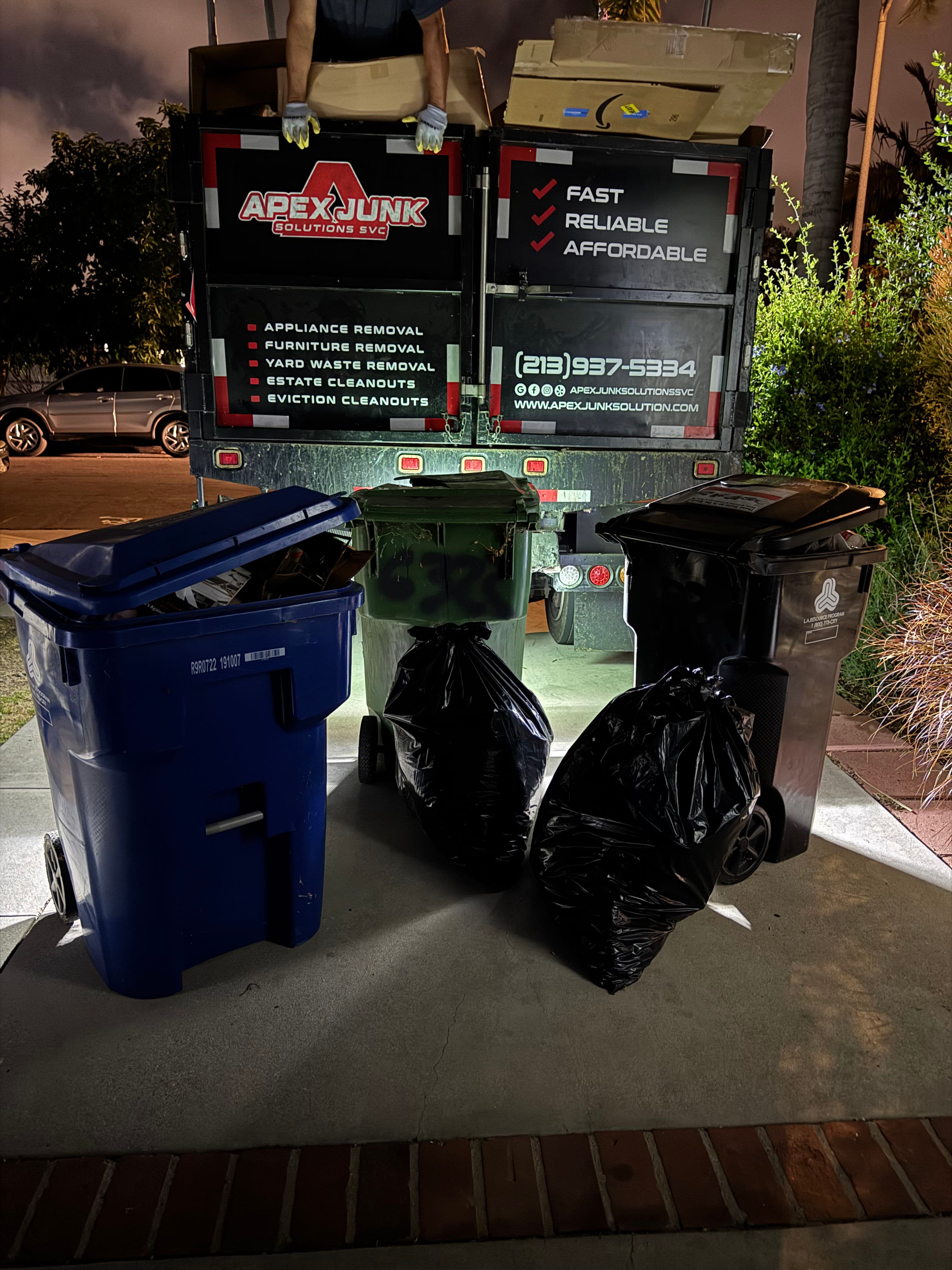 Project Bin Cleanout and Trash Removal in Hyde Park, Los Angeles image