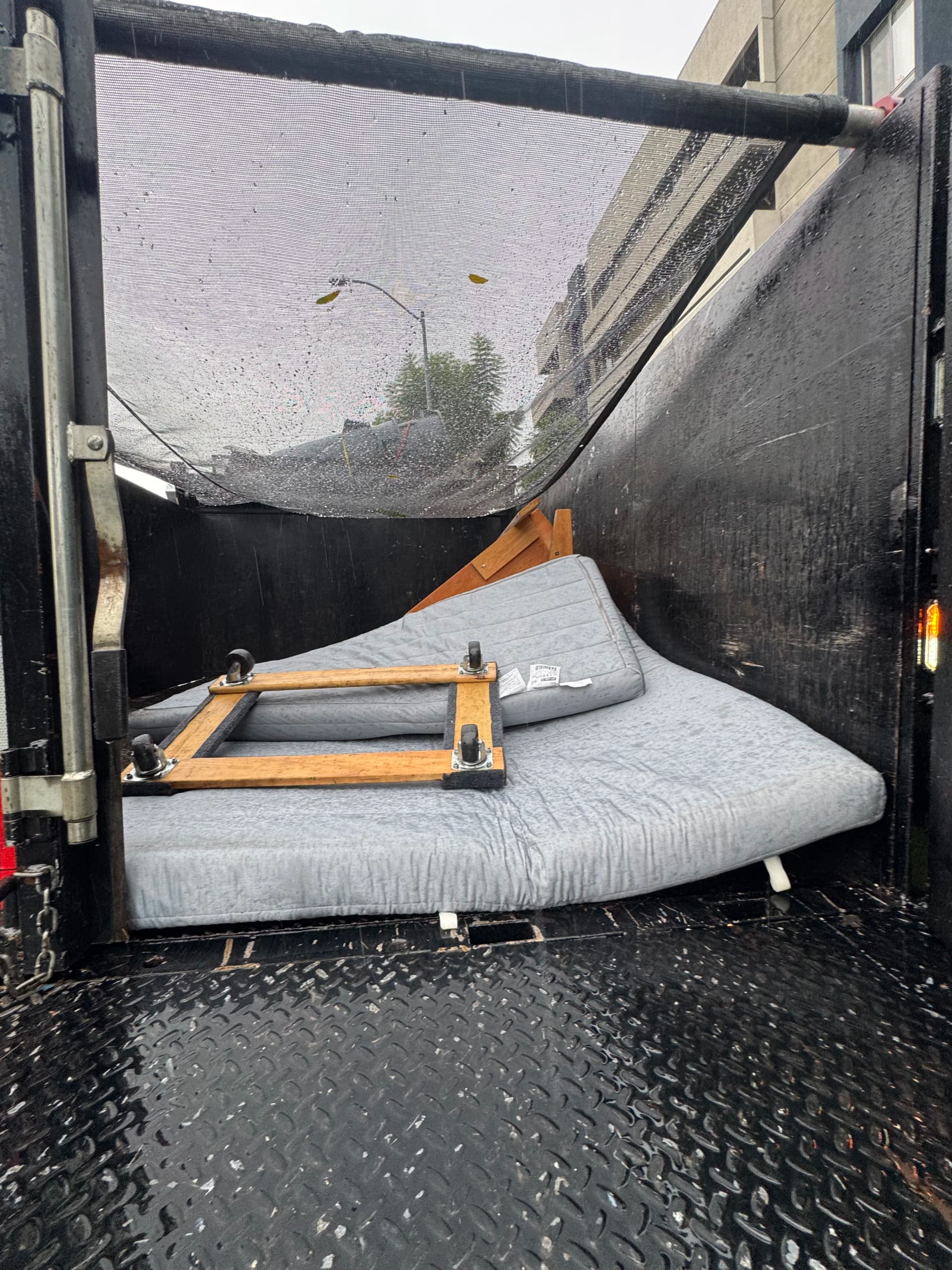 Gallery photos for Futon Removal in North Hollywood, Rain and All: Image #4