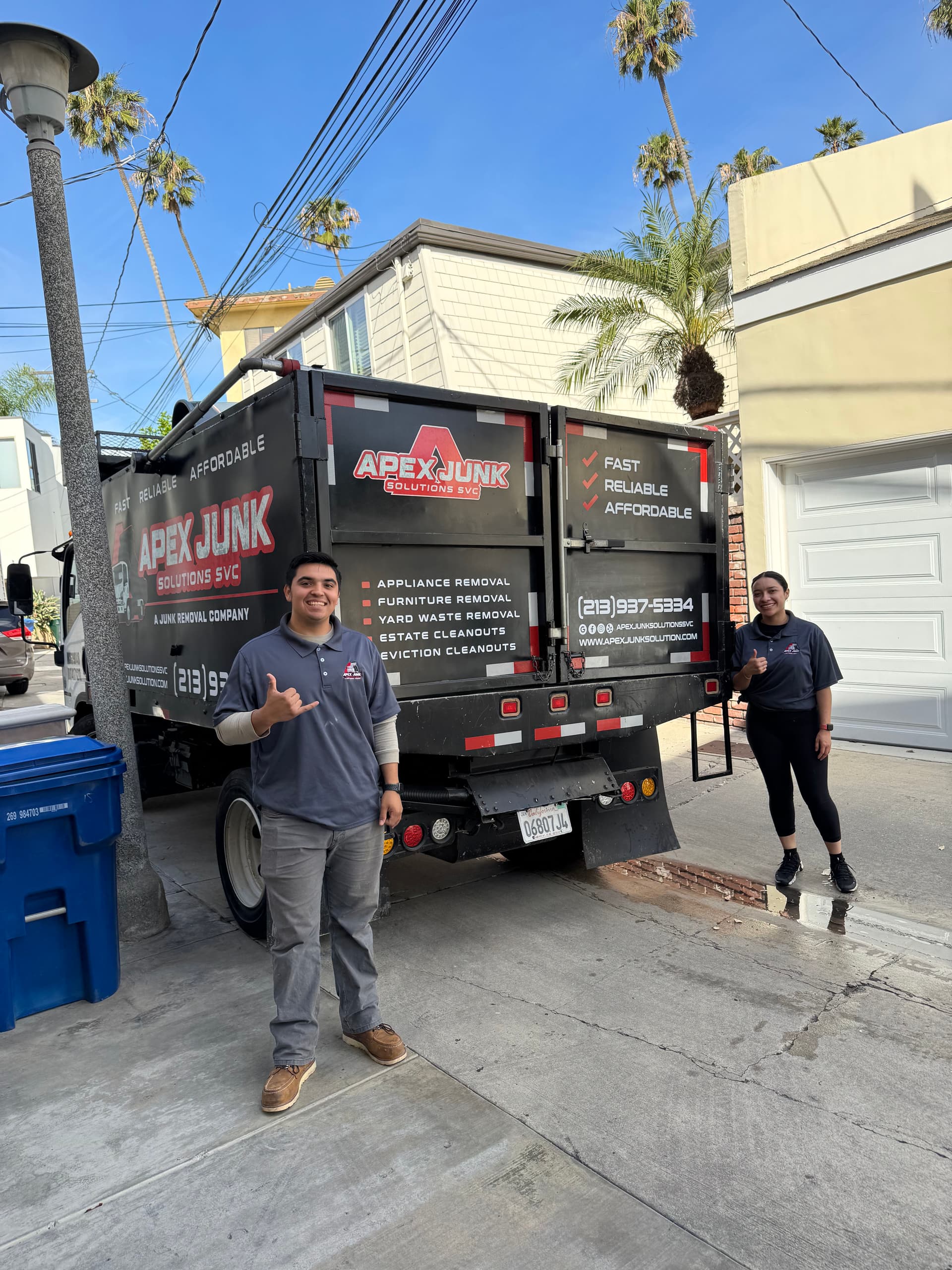 Old refrigerator out the door in Long Beach Naples
