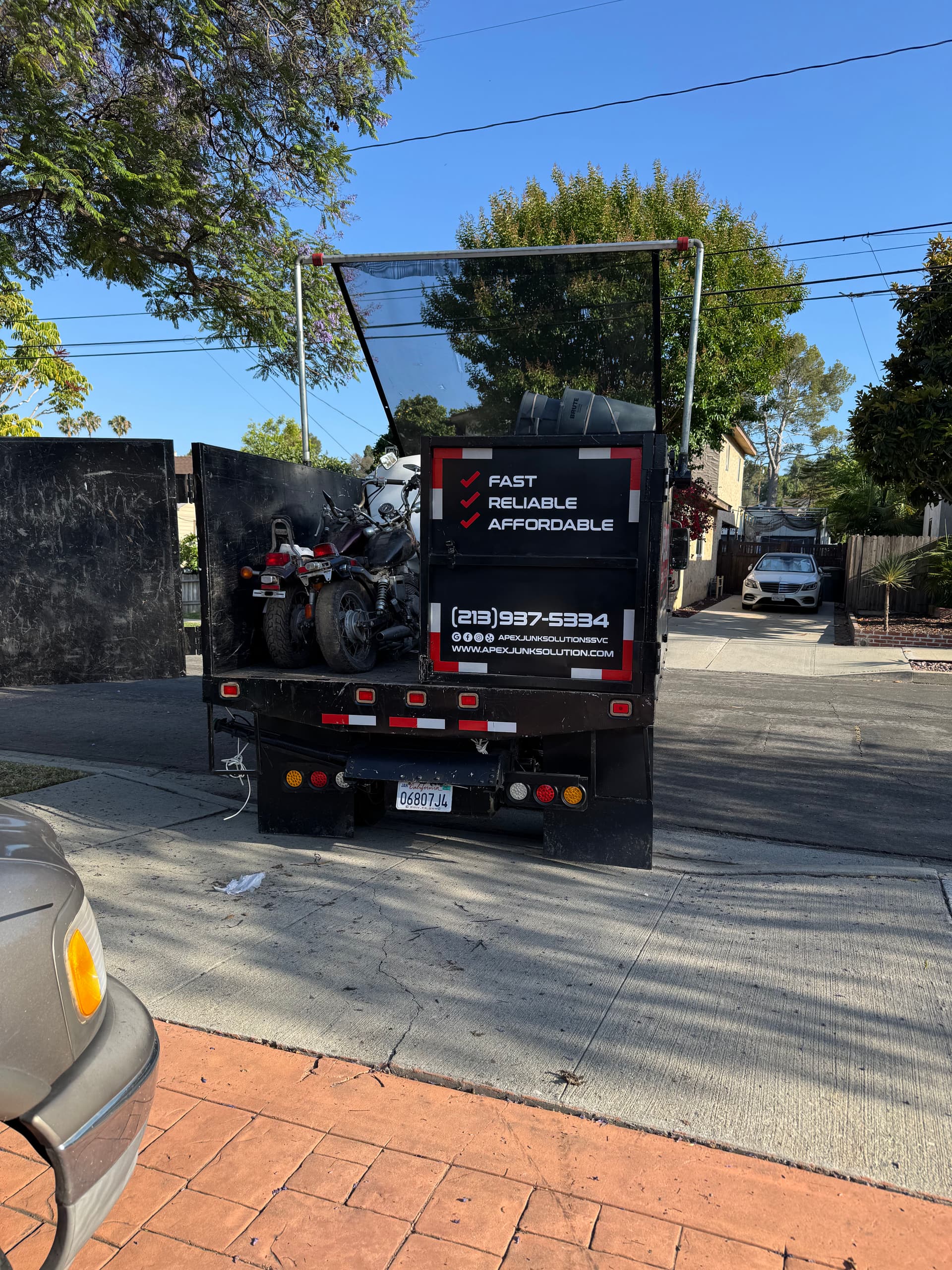 Old Motorcycles Hauled Away in Lomita CA image