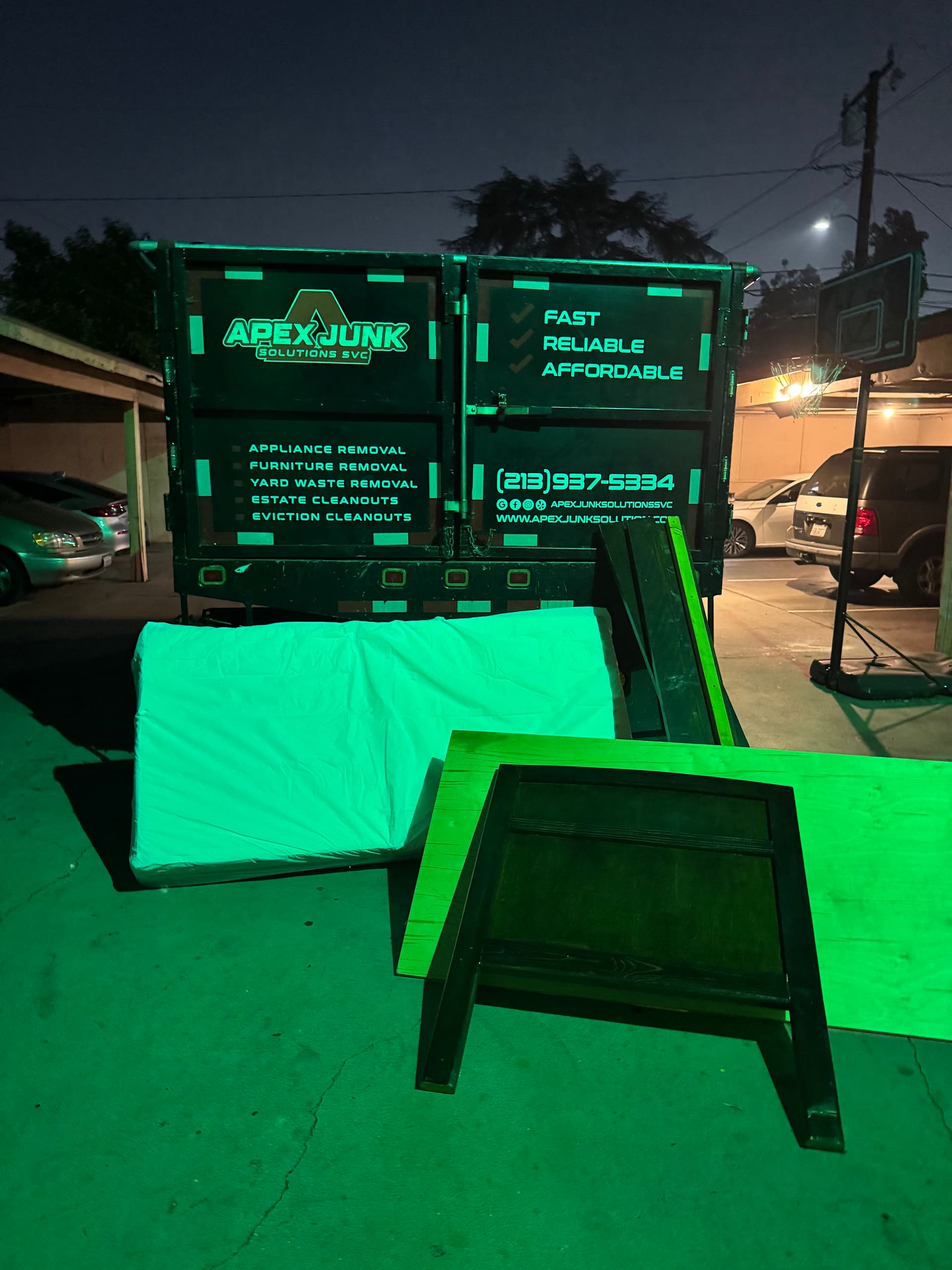 Late-Night Mattress and Bedframe Removal in El Monte image
