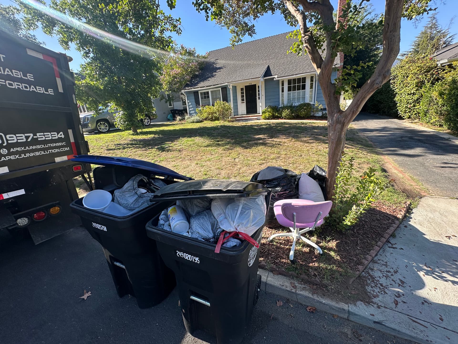 Driveway Cleanout for a Repeat Customer in Glendale Hills image