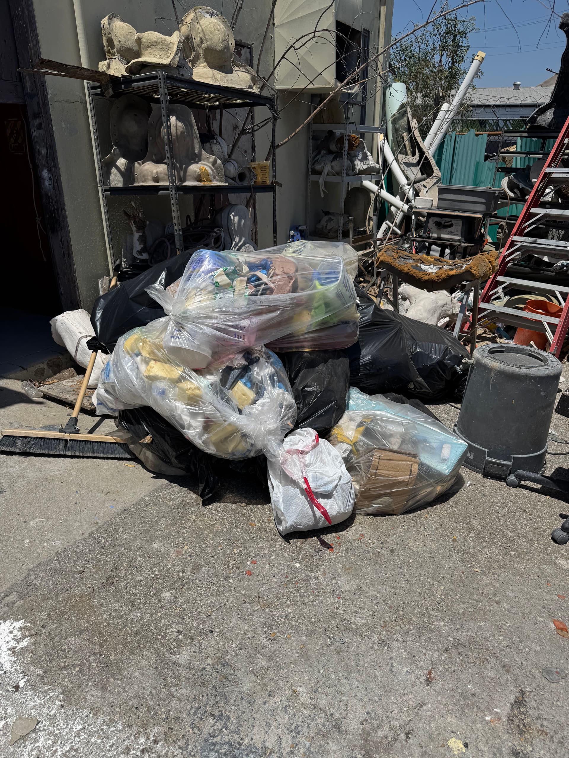 Gallery photos for Plaster Waste and Production Debris Cleared Out in Sun Valley: Image #1