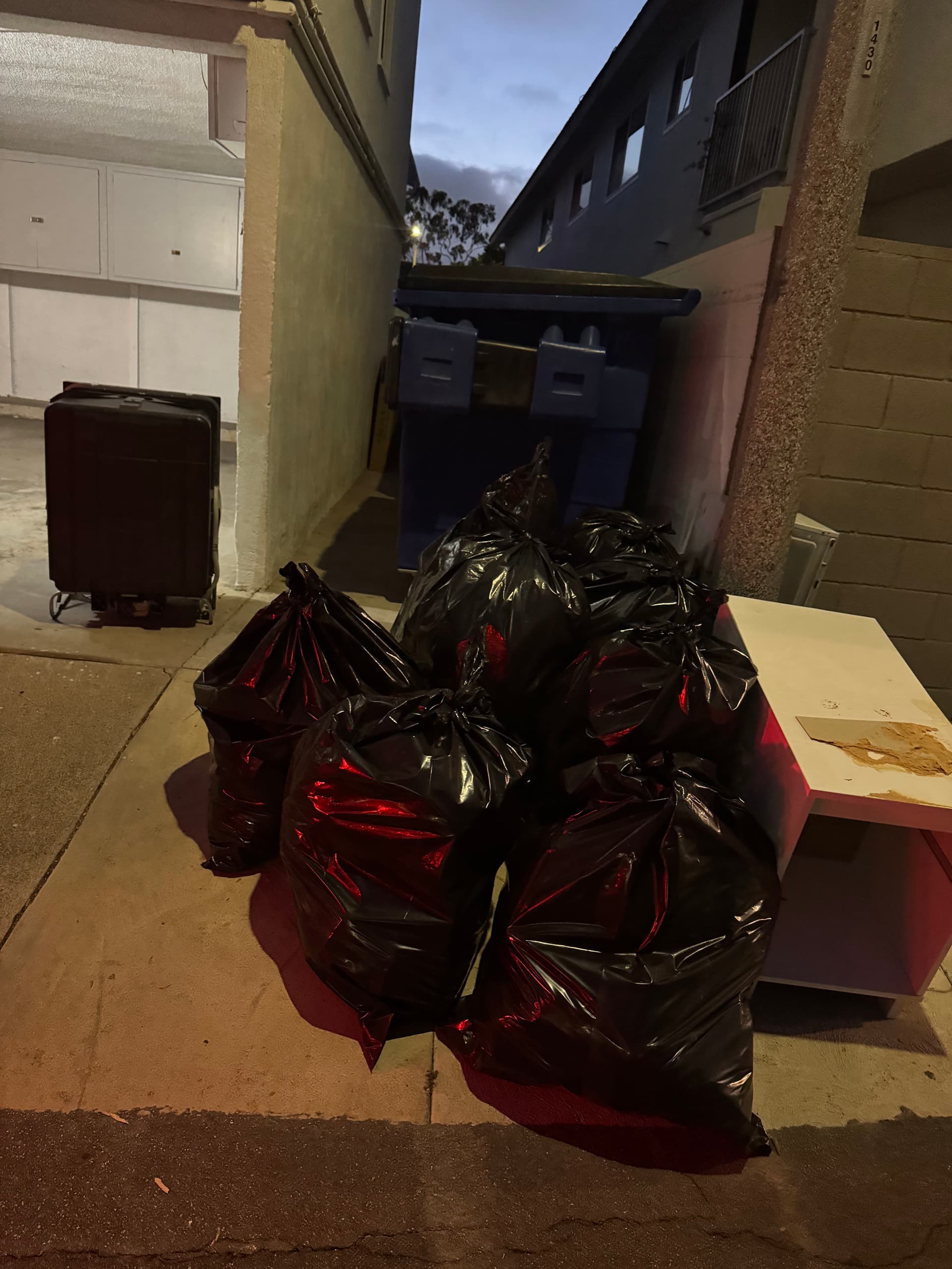 Late-Night Dumpster Overflow Cleanup in Newport Beach image