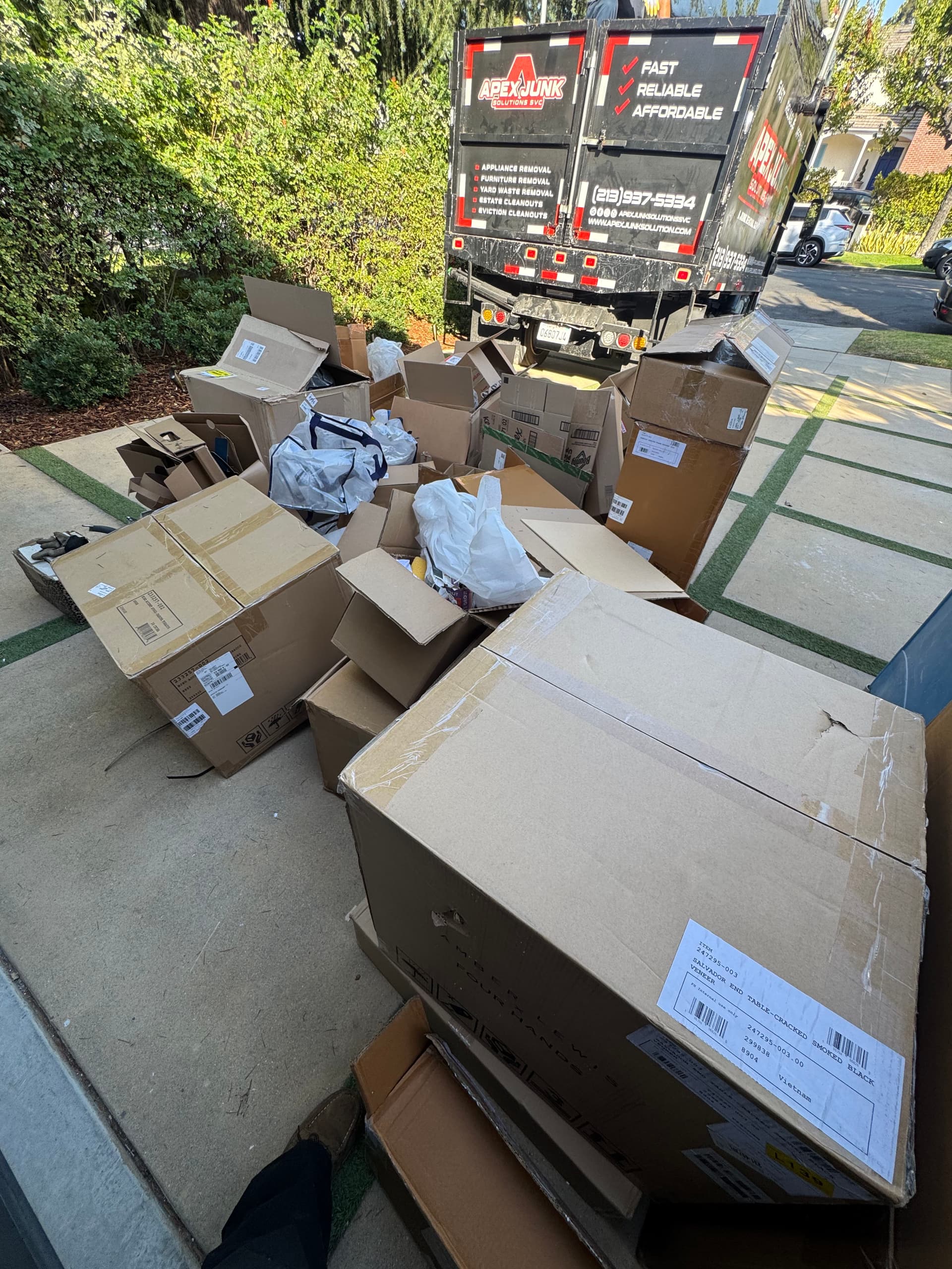 Cardboard Boxes Were Taking Over This Westwood Garage image