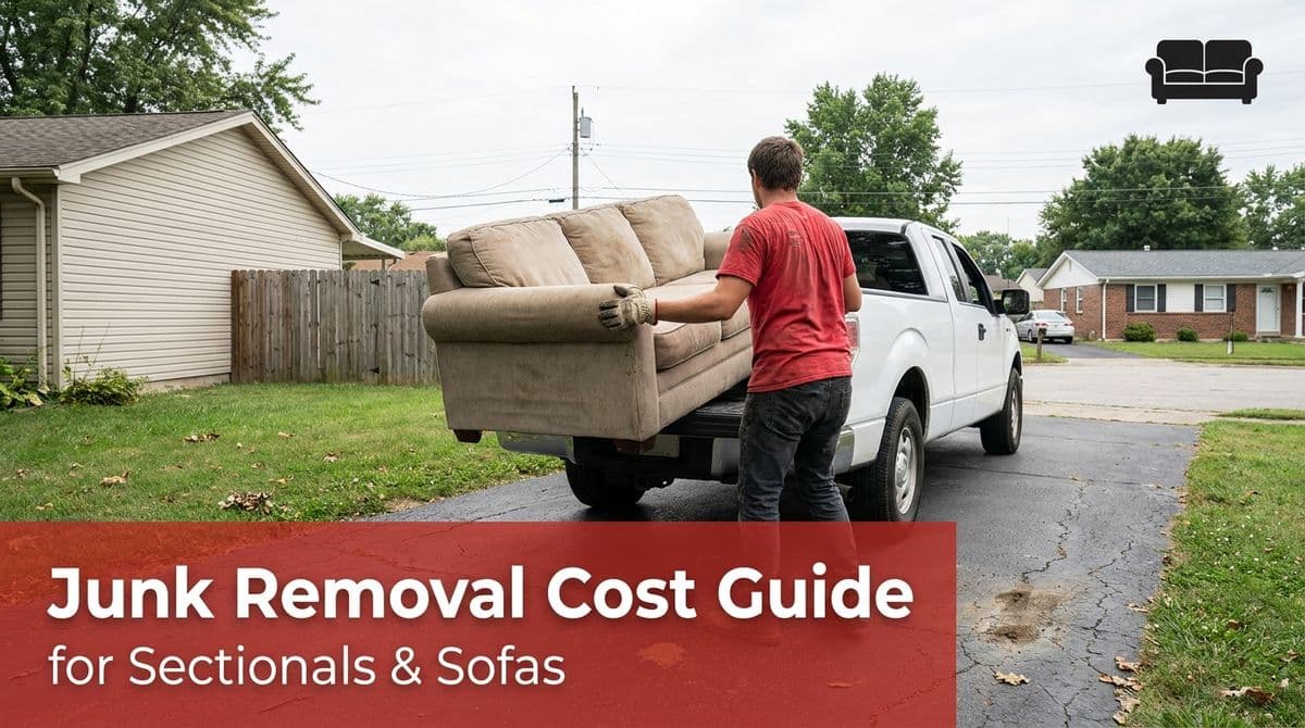 Junk Removal Cost for Sectionals, Sofas & Bulky Furniture image