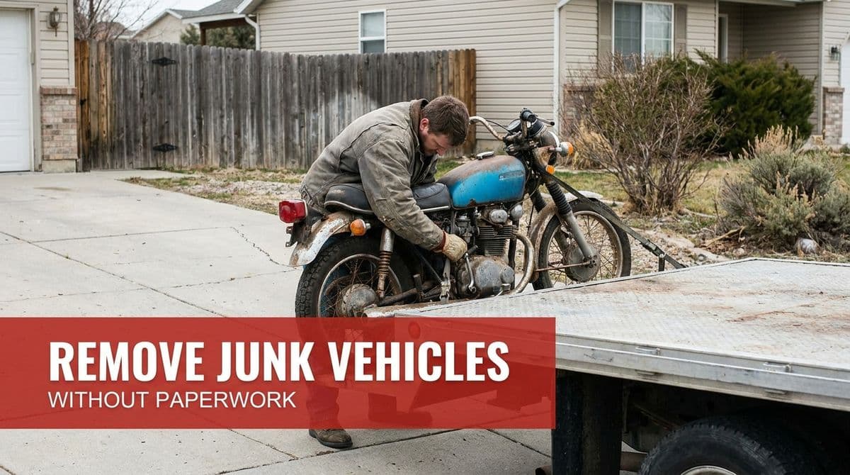 How to Safely Get Rid of Junk Vehicles Without Paperwork image