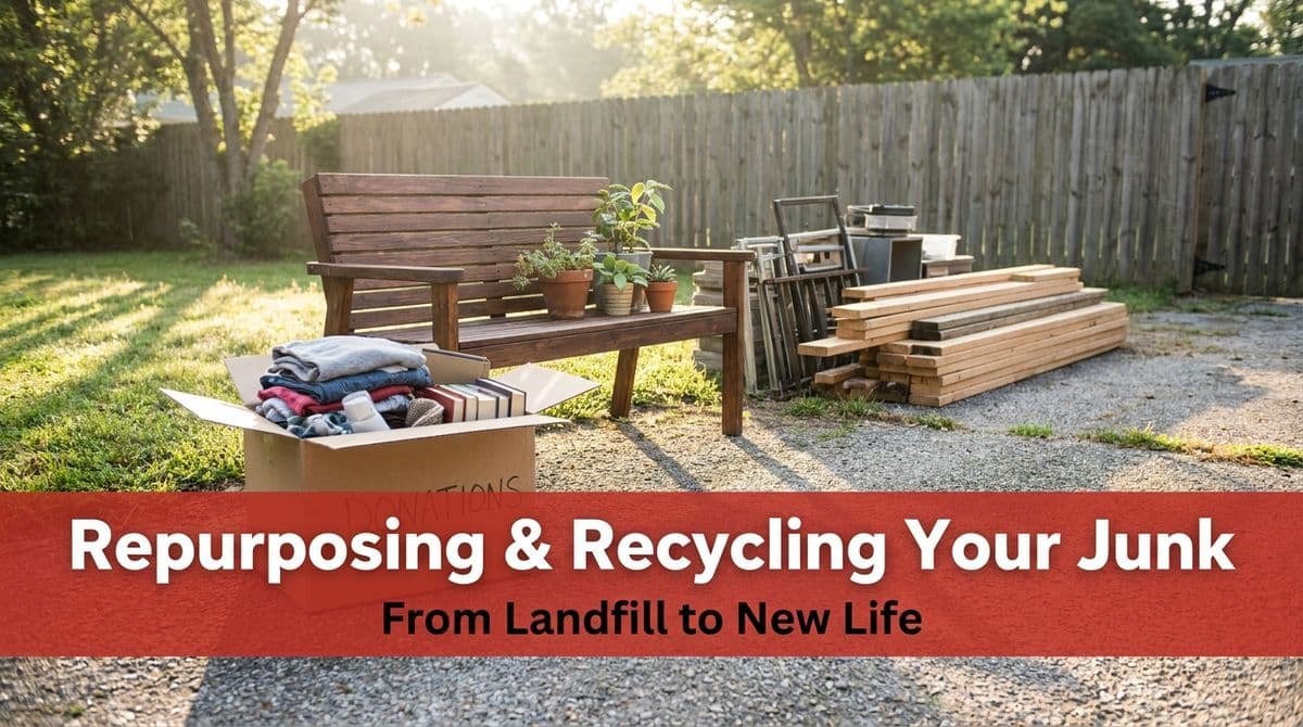 How We Repurpose, Donate & Recycle Your Junk image